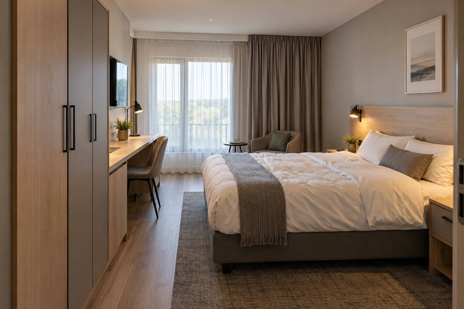 Hotel guestrooms