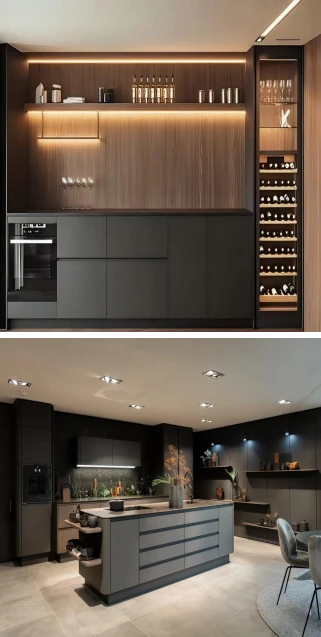 PKS, Bangkok — kitchen cabinets, wardrobes and wine cabinets